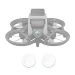 For DJI Avata 2pcs PULUZ Tempered Glass Drone Lens Film(Transparent)