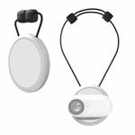 For Insta360 GO 3 / GO 3S PULUZ Magnetic Pendant Holder Quick Release Neck Strap (White)