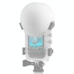 For Insta360 X3 / X4 PULUZ Invisible Dive Case Lens Guard Silicone Protective Cover (White)