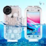 PULUZ For iPhone SE 2020 & 8 & 7 40m/130ft Waterproof Diving Housing Photo Video Taking Underwater Cover Case(Transparent)