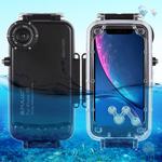 For iPhone XR PULUZ 40m/130ft Waterproof Diving Case  Photo Video Taking Underwater Housing Cover(Black)