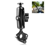 PULUZ Motorcycle O-Clip Quick Release Clamp Handlebar Fixed Mount Holder for GoPro and Other Action Cameras(Black)