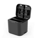For Insta360 Ace Pro / Ace PULUZ Battery Charging Box Battery & Memory Card Storage Case (Black)
