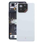 For Asus ROG Phone 9 5G Original Glass Battery Back Cover with Camera Lens Cover(Matte White)