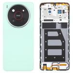For ZTE Blade V70 Max Plastic Battery Back Cover with Middle Frame / Camera Lens Cover(Green)