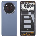 For ZTE Blade V70 Max Plastic Battery Back Cover with Middle Frame / Camera Lens Cover(Purple)