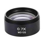 Stereo Microscopes Auxiliary Objective Lens Barlow Lens Magnifier 0.7X WD120