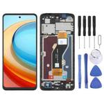 For ZTE Blade A75 5G / V60 Smart LCD Screen Digitizer Full Assembly with Frame (Black)