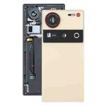 For ZTE nubia Z70 Ultra NX733J NX736J Glass Battery Back Cover with Camera Lens Cover(Gold)