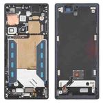 For ZTE nubia RedMagic 10S Pro+ Middle Frame Bezel Plate with In-Display Fingerprint Sensor Flex Cable (Black)