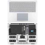 For Microsoft Surface Laptop 6 13.5 inch US Keyboard with C Shell / Touch Board (Silver)