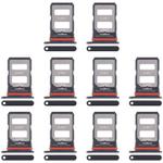 For Xiaomi 14T 5G 10pcs Original SIM Card Tray + SIM Card Tray (Black)