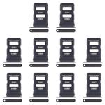 For Xiaomi 15 10pcs Original SIM Card Tray + SIM Card Tray (Black)
