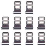 For Xiaomi Poco F7 10pcs Original SIM Card Tray + SIM Card Tray (Black)