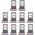 For Xiaomi Redmi Note 14 Pro+ 5G 10pcs Original SIM Card Tray + SIM Card Tray (Purple)