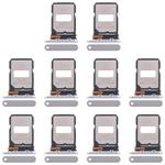 For Xiaomi Redmi Turbo 4 Pro 10pcs Original SIM Card Tray + SIM Card Tray (Silver)