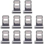 For Xiaomi Poco F7 Pro 10pcs Original SIM Card Tray + SIM Card Tray (Black)