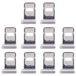 For Xiaomi Redmi K80 Pro 10pcs Original SIM Card Tray + SIM Card Tray (Silver)