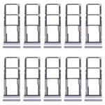 For Xiaomi Redmi 14C 4G 10pcs Original SIM Card Tray + SIM Card Tray + Micro SD Card Tray (Purple)