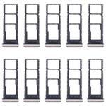 For Tecno Spark 20 Pro 4G 10pcs Original SIM Card Tray + SIM Card Tray + Micro SD Card Tray (Gold)