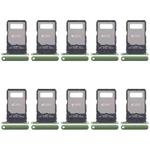 For Motorola Edge 50 Fusion 10pcs Original SIM + SIM Card Tray (Green)