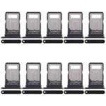 For Motorola Edge 40 Neo XT2307-1 10pcs Original SIM Card Tray (Black)