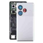 For Realme GT 6T Original Back Cover(Silver)