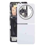 For ZTE Libero Flip 5G A304ZT Glass Back Cover(White)