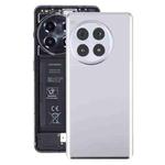 For OnePlus Ace 3 Pro PJX110 Original Glass Battery Back Cover with Camera Lens(Silver)