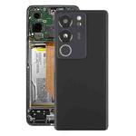For vivo S17 Pro 5G V2284A Original Battery Back Cover with Camera Lens(Black)