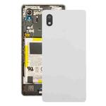 For Sony Xperia Ace III Back Cover with Camera Lens Cover(White)
