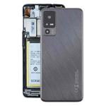 For TCL 40 R T771K Original Back Cover with Camera Lens Cover(Black)