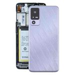 For TCL 40 R T771K Original Back Cover with Camera Lens Cover(Purple)