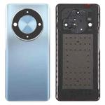 For Honor X9b Back Cover with Camera Lens Cover(Blue)