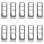 For Realme C67 4G RMX3890 10pcs Original SIM Card Tray + SIM Card Tray + Micro SD Card Tray (Light Green)