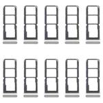 For Realme 12 Lite 4G 10pcs Original SIM Card Tray + SIM Card Tray + Micro SD Card Tray (Light Green)