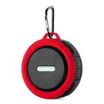 C6 Outdoor Waterproof Bluetooth Speaker with Suction, Support Hands-free Calling(Red)
