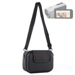 Portable Travel Case Digital Camera Bag with Strap(Black)