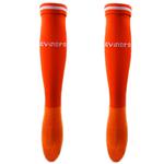 Towel Bottom Material Overknee Stocking Football Sport Socks (Orange)