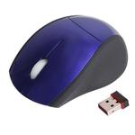 2.4GHz Wireless Mini Optical Mouse with USB Mini Receiver, Plug and Play, Working Distance up to 10 Meters (Blue)