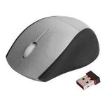 2.4GHz Wireless Mini Optical Mouse with USB Mini Receiver, Plug and Play, Working Distance up to 10 Meters (Silver)
