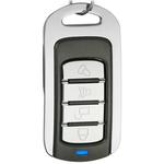 315MHz Metal Learning Code 4 Keys Remote Control for Car Garage Door (Black + Silver)