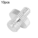 1/4 to 3/8 Stainless Steel Screw for Tripod Heads(Silver)