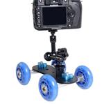 YELANGU YLG0105B Mini Scaled Camera Dolly Track Car for Canon / Nikon Cameras / DSLR Camera