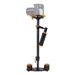 YELANGU 38.5-61cm Carbon Fiber Handheld Stabilizer for DSLR & DV Digital Video & Cameras, Capacity Range 0.5-3kg(Orange)