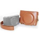 Retro Style PU Leather Camera Case Bag with Strap for Sony RX100 M3 / M4 / M5(Brown)