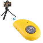 For Android 4.2.2 or Newer and IOS 6.0 or Newer Bluetooth Photo Remote Shutter, For iPhone, Galaxy, Huawei, Xiaomi, LG, HTC and Other Smart Phones(Yellow)