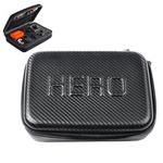 Carbon Fiber Shockproof Waterproof Portable Case for GoPro HERO10 Black / HERO9 Black / HERO8 Black / HERO7 /6 /5 /5 Session /4 Session /4 /3+ /3 /2 /1, DJI Osmo Action and Other Sport Cameras, Size: 22.5cm x 16cm x 6cm(Black)