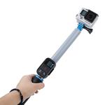 TMC 14-40.5 inch Extension Pole for GoPro HERO11 Black/HERO9 Black / HERO8 Black / HERO7 /6 /5 /5 Session /4 Session /4 /3+ /3 /2 /1, Insta360 ONE R, DJI Osmo Action and Other Action Camera(Grey)