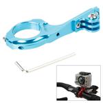 TMC HR85 Bike Aluminum Handle Bar Adapter Pro Mount for GoPro Hero11 Black / HERO10 Black /9 Black /8 Black /7 /6 /5 /5 Session /4 Session /4 /3+ /3 /2 /1, DJI Osmo Action and Other Action Cameras(Blue)